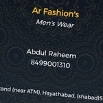 Business logo of AR fashion's
