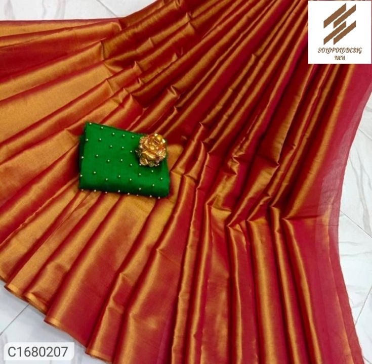 Post image *Product Name:* Gorgeous Solid Silk Sarees
*Details:*Description: Solid Saree and 1 Piece of BlouseFabric: Saree: Silk, Blouse: SilkLength: Saree: 5.5 Mtr, Blouse: 0.80 MtrWork: Saree: Solid, Blouse: Pearl Work
💥 *FREE Shipping* 💥 *FREE COD* 💥 *FREE Return &amp; 100% Refund* 🚚 *Delivery*: Within 7 days 