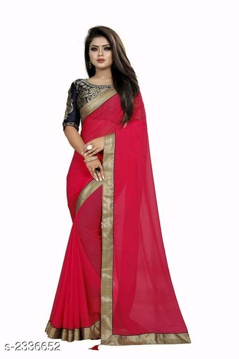 Attractive Georgette Women's Saree uploaded by business on 3/11/2022