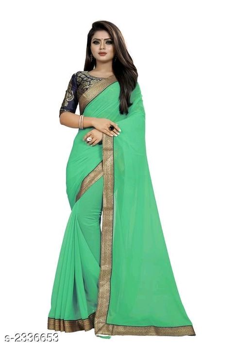Attractive Georgette Women's Saree uploaded by business on 3/11/2022