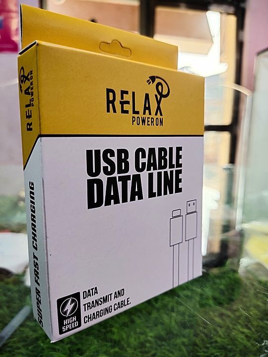 Relax 3.4amp. datacable with fast charge  uploaded by business on 10/13/2020