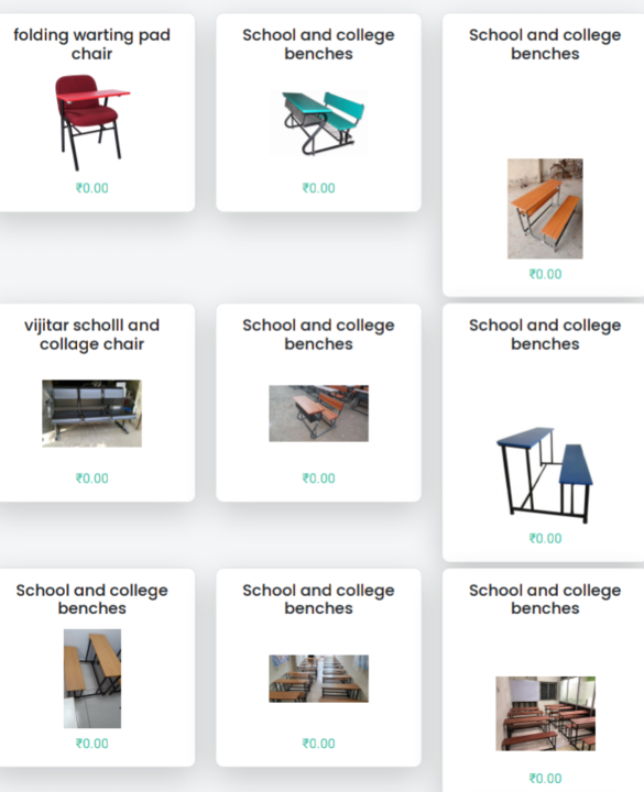 School Benche student chairs Manufacturer uploaded by business on 3/11/2022