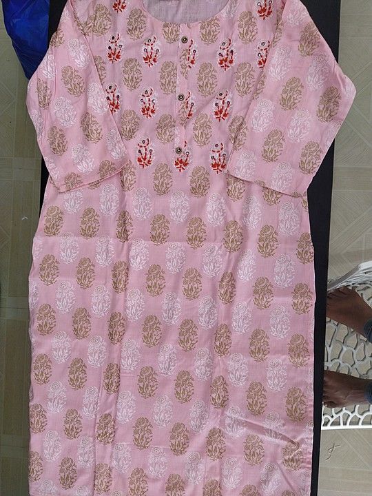 Printed cotton kurti uploaded by business on 10/13/2020