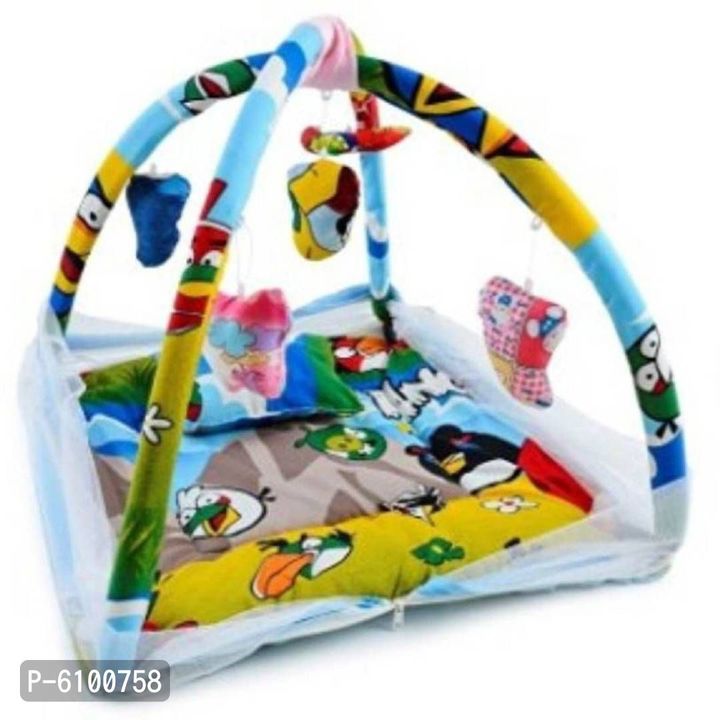 #Baby Kick and Play Gym with Mosquito Net and Baby Bedding Set uploaded by business on 3/12/2022