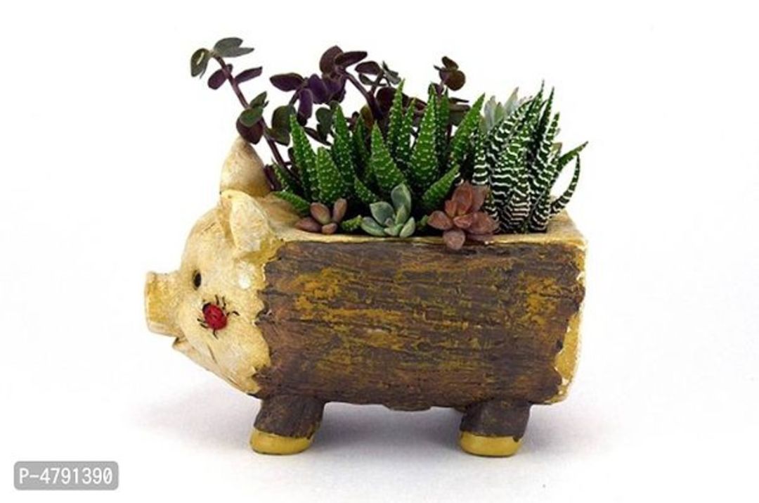 Handmade Cute Resin Tribal Bear Multipurpose Pot || Succulent Pot Indoor || Desktop Flower Planter | uploaded by Fashionable Selling products on 3/12/2022