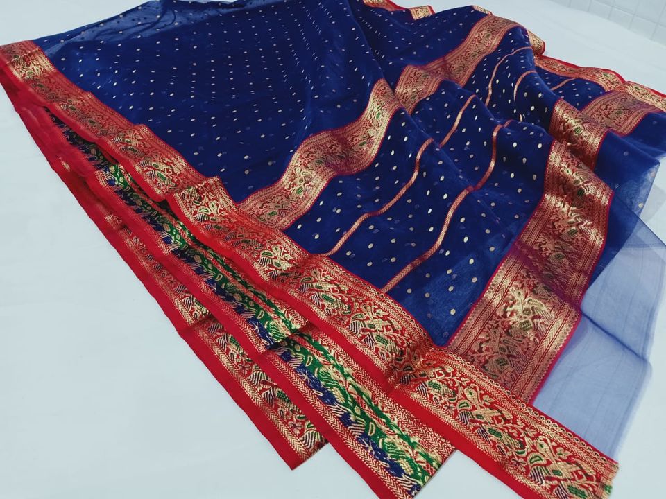 Chanderi saree uploaded by business on 3/12/2022