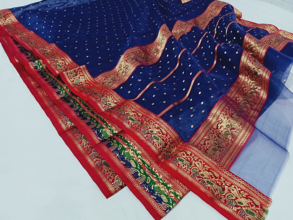 Chanderi saree uploaded by business on 3/12/2022