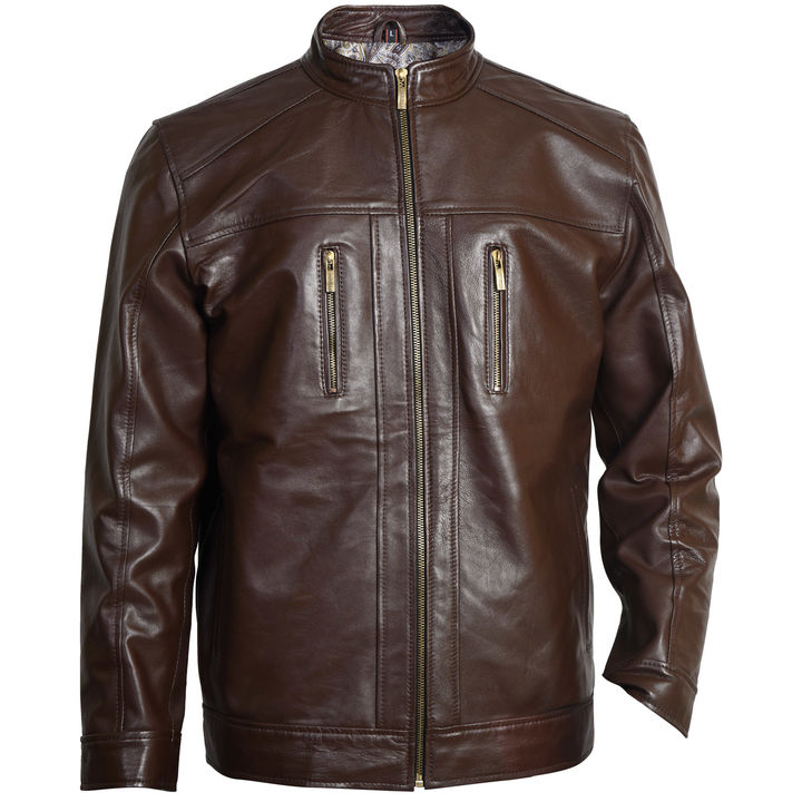Men's leather jacket uploaded by Time's Art International on 3/12/2022