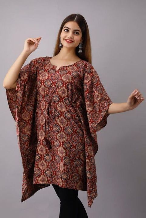 Cotton printed kaftaan kurta  uploaded by MNC Fashion Trends on 3/12/2022