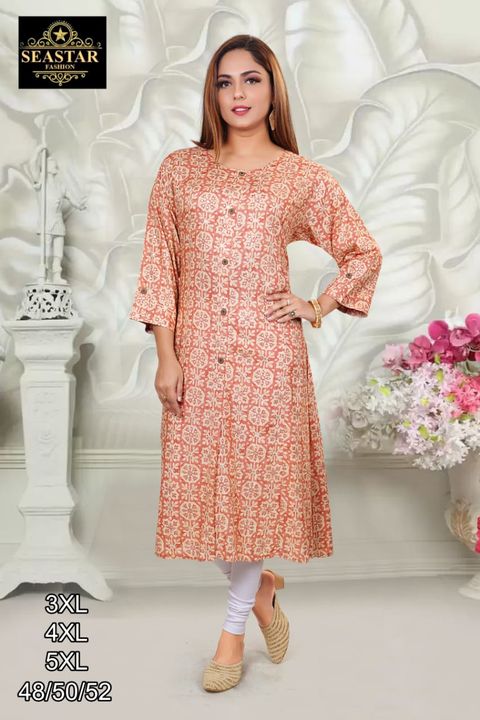 PLUS SIZE KURTI  uploaded by business on 3/12/2022