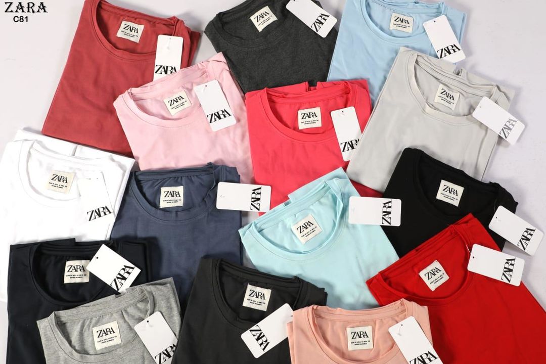 Zara cotton t-shirts uploaded by business on 3/12/2022
