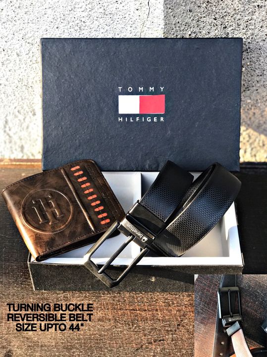 Atmpc
             Belt wallet combo (with box).  
*(Reversible turning buckl with black brown belt) uploaded by XENITH D UTH WORLD on 3/12/2022
