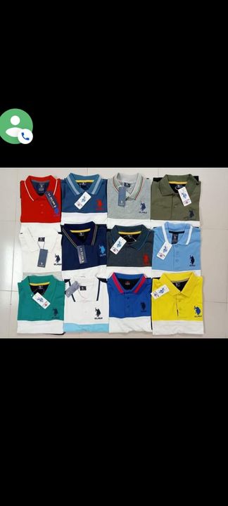 Post image Us polo collar tshirt 👕 available in many colours Watsapp ~ 8872697004