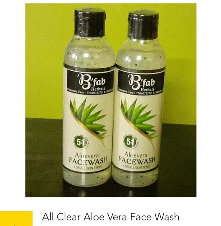All Clear Aloe Vera Face Wash uploaded by business on 3/12/2022