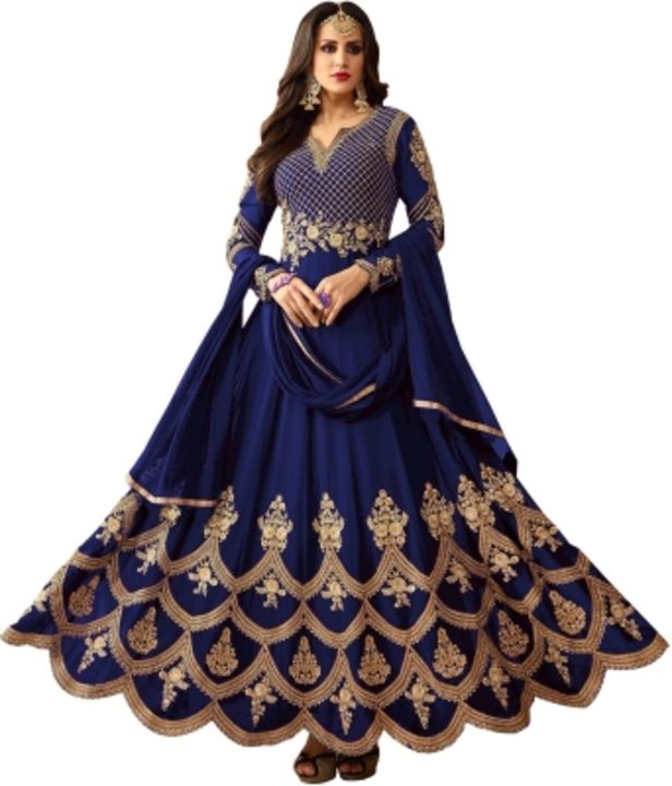 Post image Kedar Fab Anarkali GownColor: Dark Blue, Green, Light Blue, Maroon, Pink, Red, WineSize: FreeIdeal For: WomenFabric: Poly SilkColor: RedPattern: EmbroideredType: Anarkali14 Days Return Policy, No questions asked.