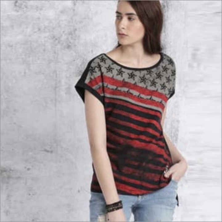 Product image of Tshirt tops for women, price: Rs. 65, ID: tshirt-tops-for-women-7e19d2a8