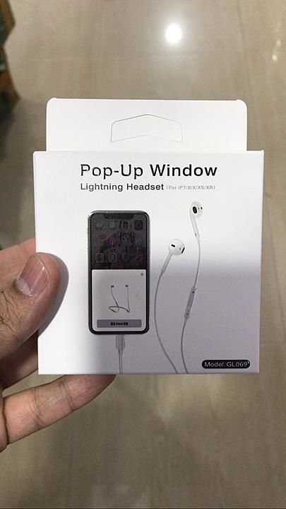 iPhone 7 Bt Earphones with 6 Month Warranty  uploaded by A&A Trader's  on 10/13/2020