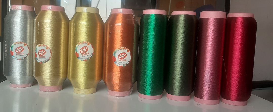 Post image We produce best Quality Fine Matallic jari for warp use in saree and dress Material Also we made colour jari  fine denier 70 ; 50, 30  As per order