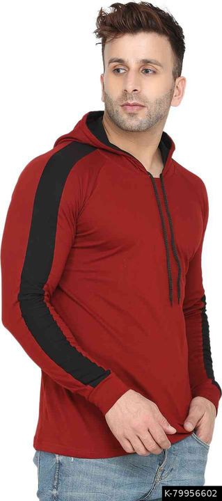 Hooded Casual Wear T-shirt for Men uploaded by GURU SHOPPING HOUSE on 3/13/2022