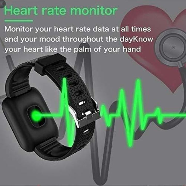 CHIWAY ID-116 Plus Bluetooth Smart Fitness Watch with Active Heart Rate Activity Smartwatch uploaded by business on 3/13/2022