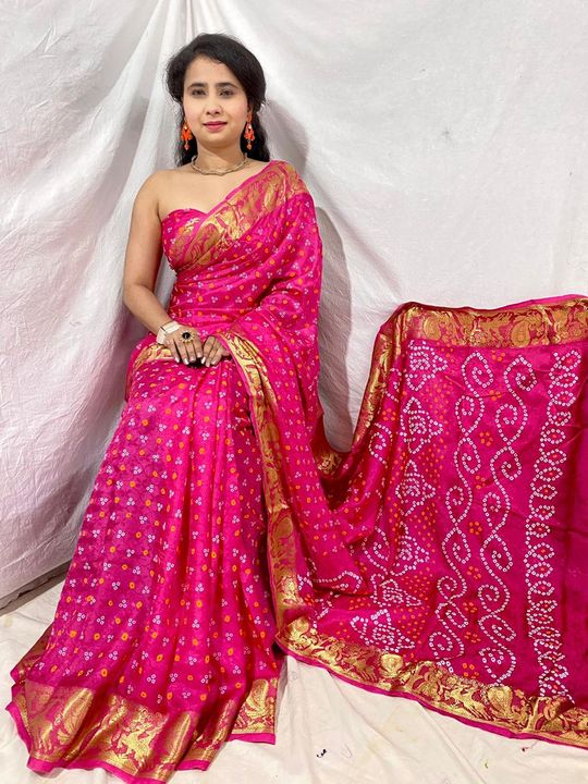 Bandhani saree uploaded by business on 3/13/2022