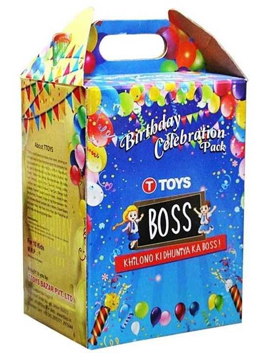 Something different for ur kids birthday box 104 items in box for 10 birthday party  uploaded by Data entry job and wholesale  busin on 10/13/2020