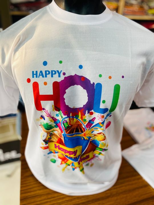 Holi festival t shirt uploaded by business on 3/13/2022