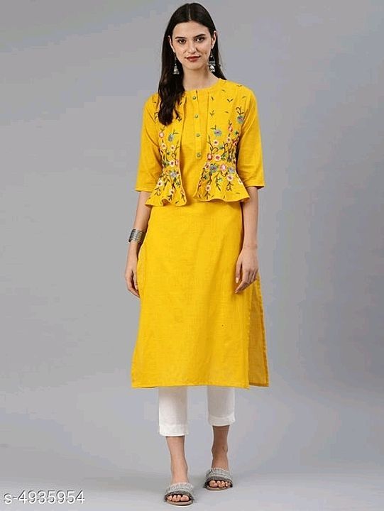 Kurti with jacket uploaded by business on 10/13/2020