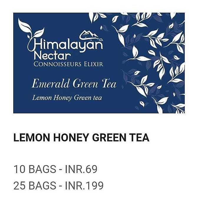 Wellness herbal lemon honey green tea uploaded by business on 10/13/2020