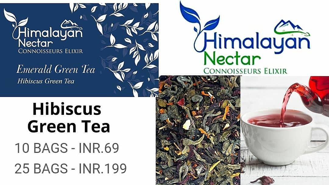 Hibiscus green tea bags uploaded by business on 10/13/2020