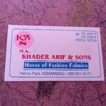 Business logo of M A khader arif & Sons