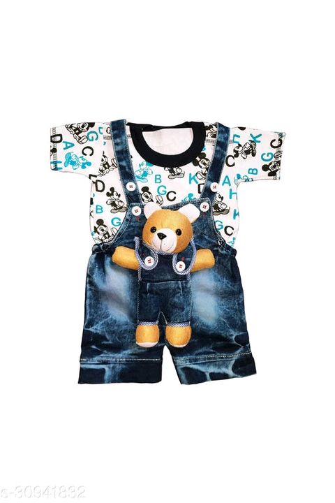  Baby Boy's and Girl's Cotton with teddy attached Wear 2 Pieces Clothing sets uploaded by business on 3/14/2022
