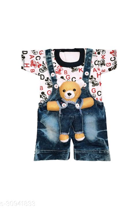  Baby Boy's and Girl's Cotton with teddy attached Wear 2 Pieces Clothing sets uploaded by business on 3/14/2022
