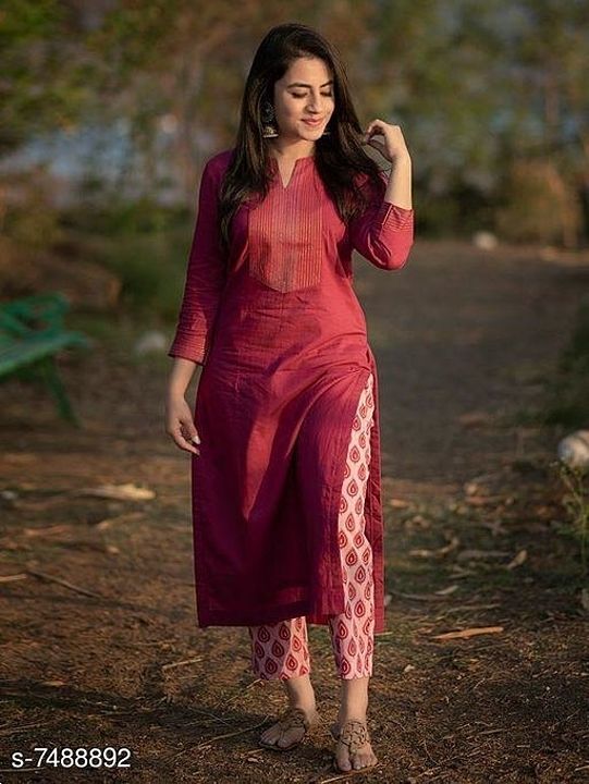 Kurti with pant uploaded by business on 10/13/2020