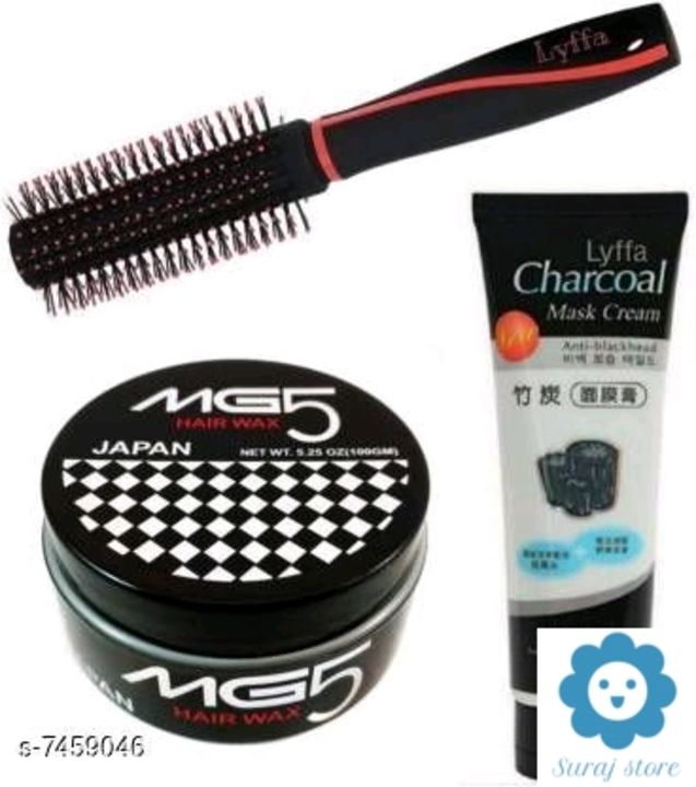 Post image Check my product Mg5 Hair wax with hair Comb &amp; Charcoal Face Mask  (3 Items in the set)Name: Mg5 Hair wax with hair Comb &amp; Charcoal Face Mask  (3 Items in the set)Product Name: Mg5 Hair wax with hair Comb &amp; Charcoal Face Mask  (3 Items in the set)Brand Name: MG 5Type: CreamMultipack: 3