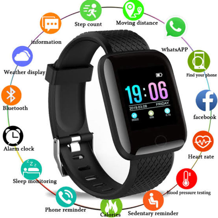 ID116 plus Bluetooth Fitness watch uploaded by Gen Z Fashion on 3/14/2022