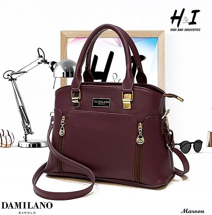 BRAND - *DA MILANO* HIGH QUALITY SLING/HANDBAG WITH 2 PARTITION INSIDE

PRICE - *675

SHIP- 100 rs uploaded by business on 10/13/2020