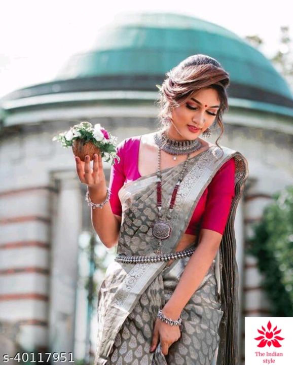 Post image Catalog Name:*Trendy Ensemble Sarees*
Saree Fabric: Litchi Silk
Blouse: Running BlSilk

Blouse Fabric: LiDepende
🏷️  Price ₹599💥 *FREE HOME DELIVERY*
💥 *FREE COD* 
💥  *Returns &amp; 100% Refound*
🚚 *Delivery*: Within 3 days 
📞 contact Number+918920327008