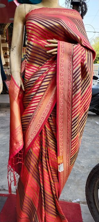 Banarsi silk uploaded by Om sai fashion on 3/15/2022