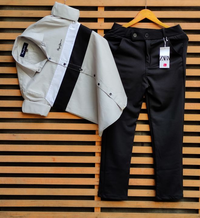 Post image 😍 *Brand* *Pepe jeans* *Zara*
👉 *cotton shirt + lycra pant*
High quality combo
*Price - 950/- Freeship*
_*Sizes - M38/30  L40/32  XL42/34*_ 

Full stock Direct put orders in final
*NOTE - Donot Compare with Low quality available in the market.