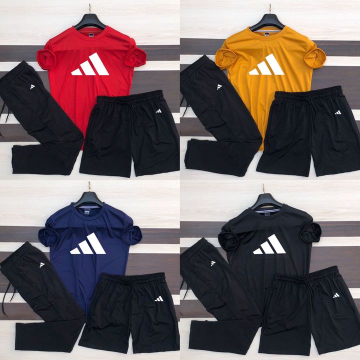 Post image *BRAND:-ADIDAS🔥*
*a beautifuL 3 PIECE HALF SLEEVE TRACKSUIT IN 5 AWESOME COLORS*
*PATTERN:-PREMIUM DESIGN WITH ADIDAS LOGO ON FRONT AND LOWER ND NIKKER

FABRIC:- cooL soft 4 way lycra stuff AND satisfaction gurantee _
*QUALITY:- PREMIUN QUALITY (best in market)*
*SIZES:- M L XL**PRICE:- 800 freeship*