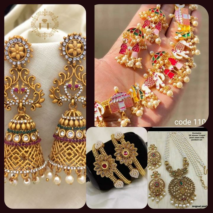 Jwellery combo set uploaded by AD  jewellery on 3/15/2022