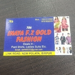 Business logo of INAYA FZ GOLD FASHION shop