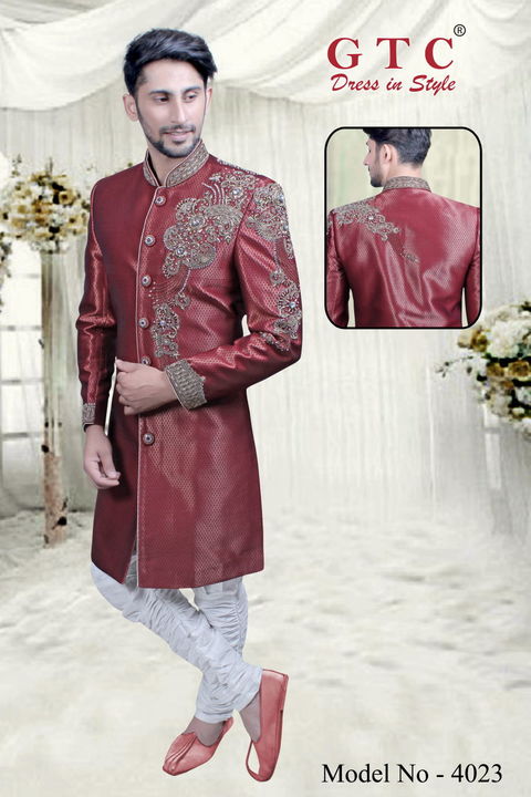 Magnificent GTC- Exclusive Ethnic Groom Sherwani uploaded by AMBE COLLECTIONS  on 3/15/2022