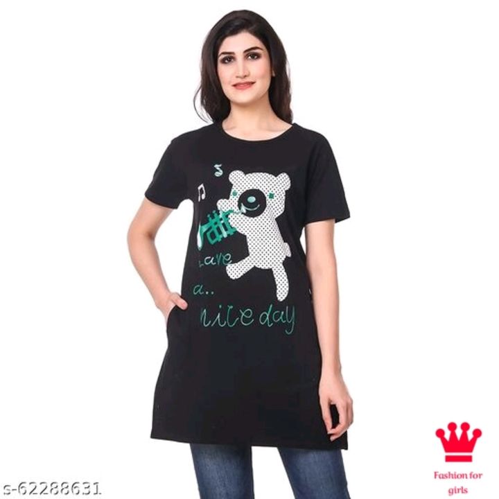 *Pretty Modern Women Tshirts *
Fabric: Cotton uploaded by Krishna store on 3/15/2022