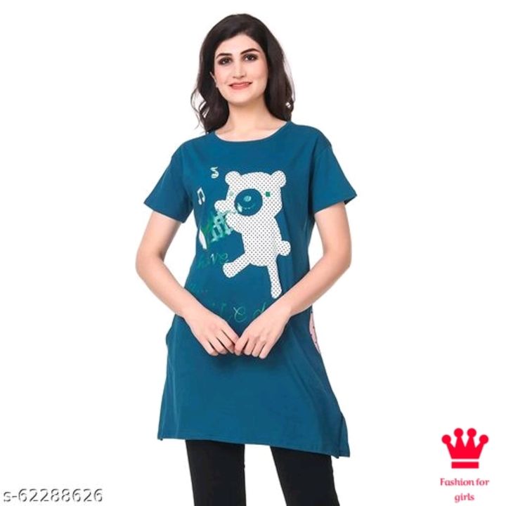 *Pretty Modern Women Tshirts *
Fabric: Cotton uploaded by Krishna store on 3/15/2022