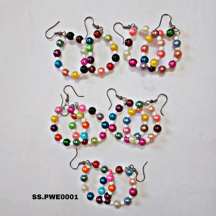 SS NEW LAUNCH PARTY WEAR MULTICOLORED EARRINGS  uploaded by Sharma Sales on 3/15/2022