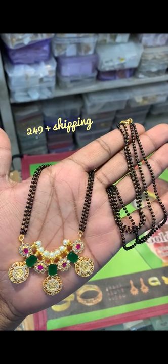 Mangalsutra- blackbeads uploaded by Nainafashionjewellery on 3/15/2022