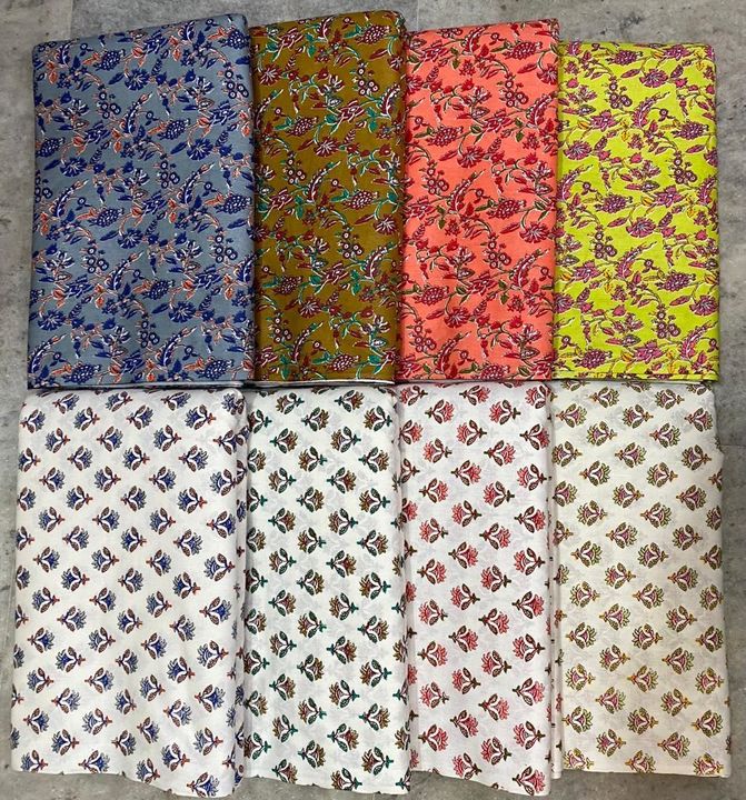 Pure cotten suits mix and match uploaded by SHEHANSHAH TEXTILE on 3/15/2022