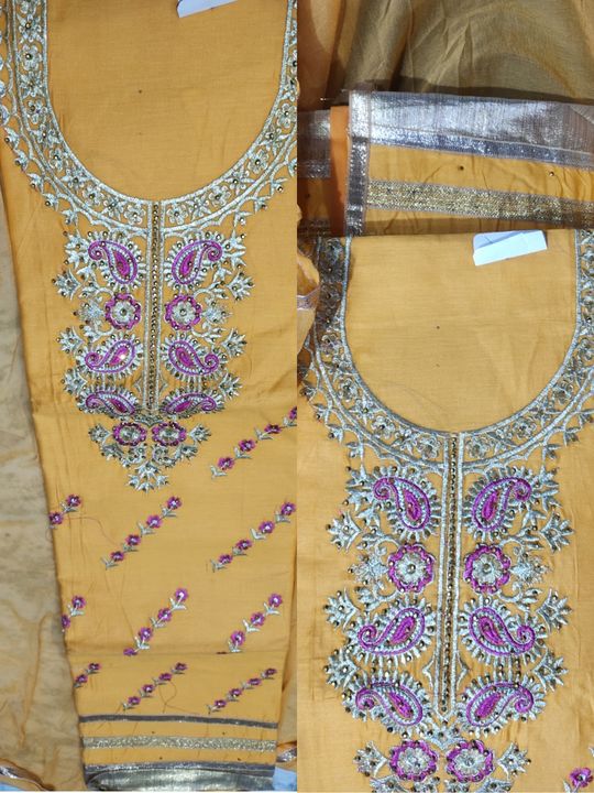 Embroidery suit uploaded by business on 3/15/2022